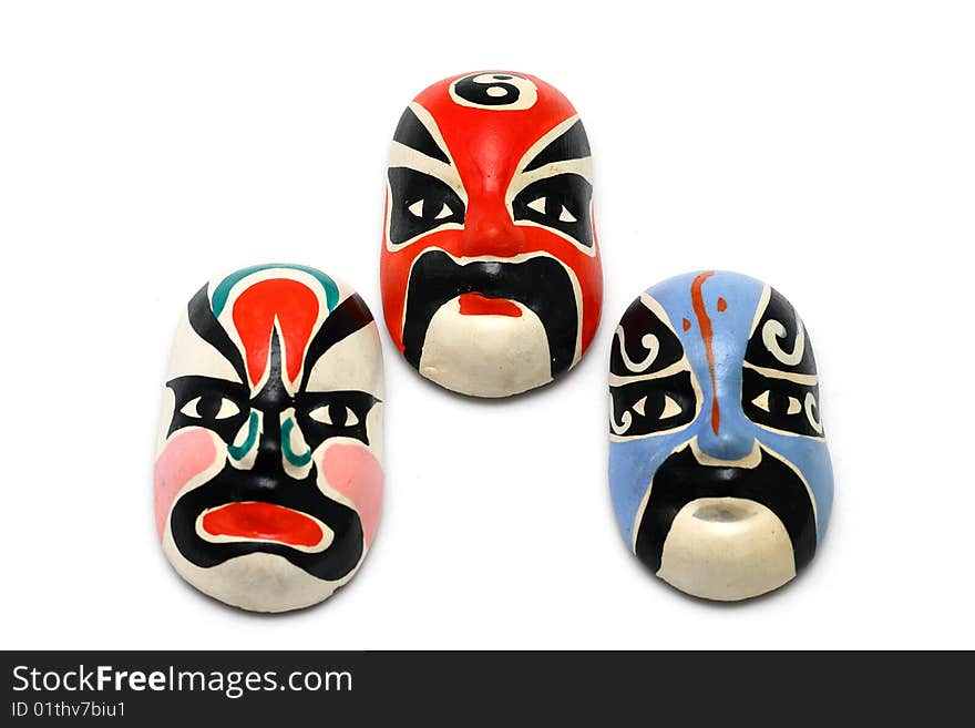 Chinese traditional culture Opera facial masks. Chinese traditional culture Opera facial masks