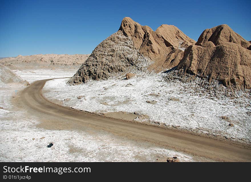 Road in the Atacama Desert