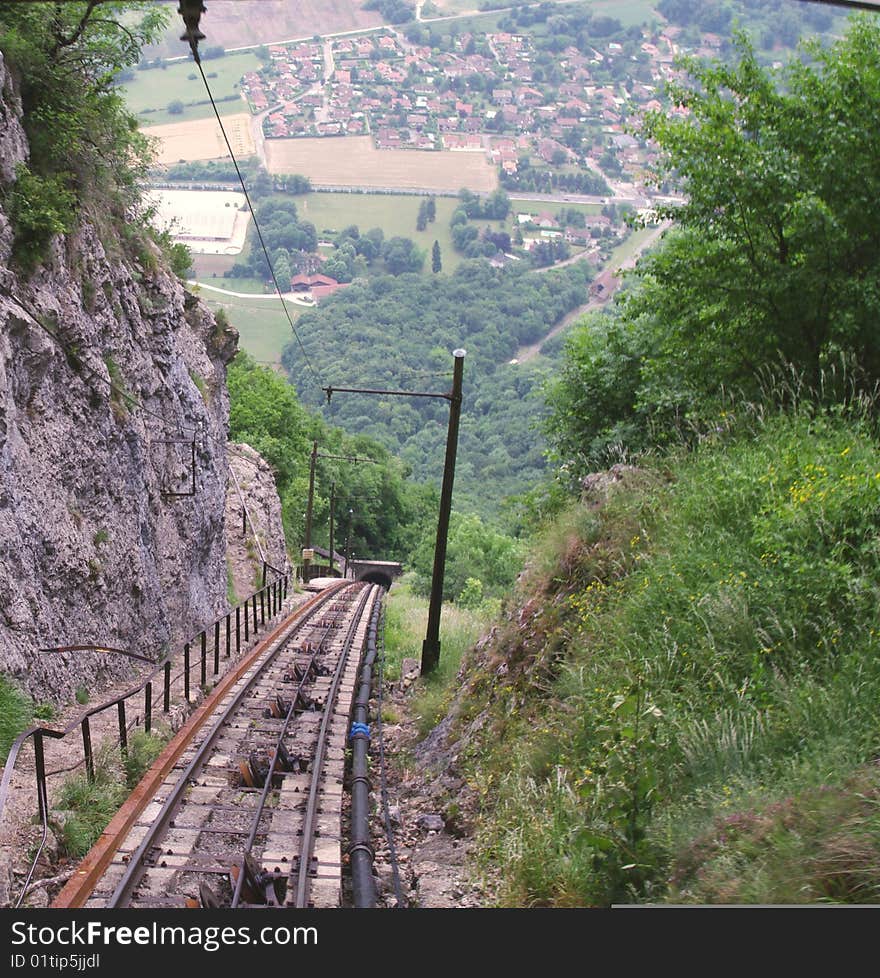 View From The St. Hilaire Funicular