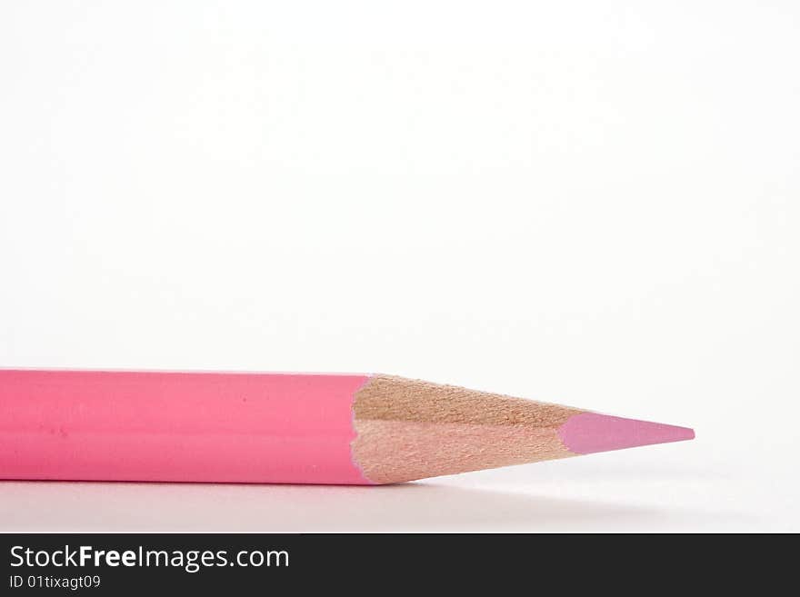 Sharp Pink Colored Pencil