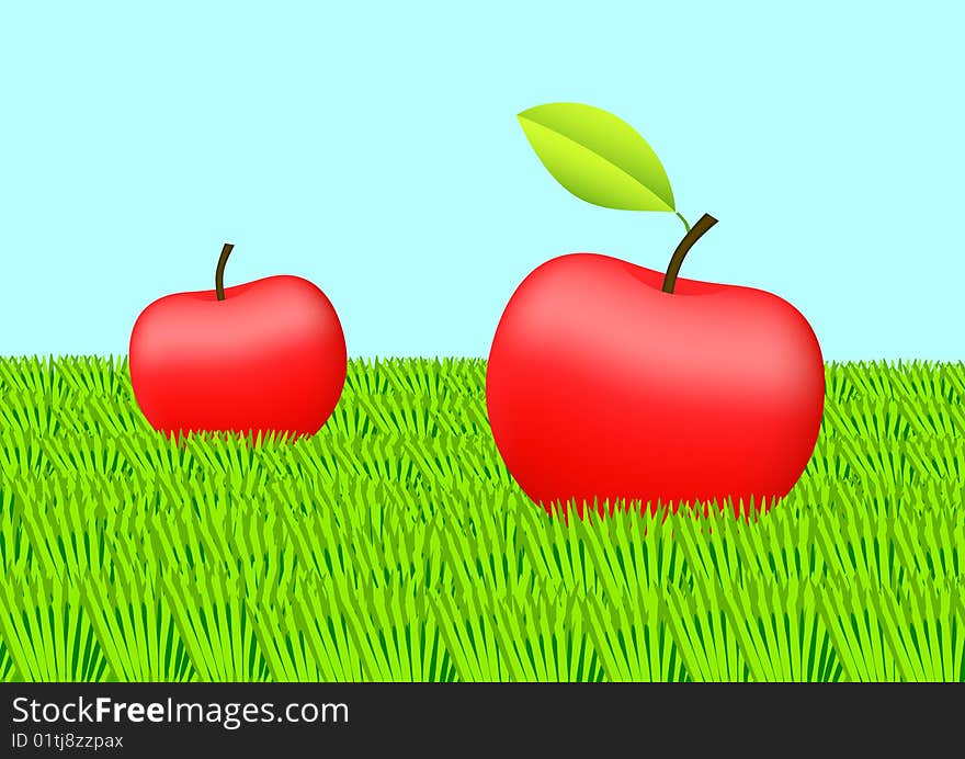 Red apples