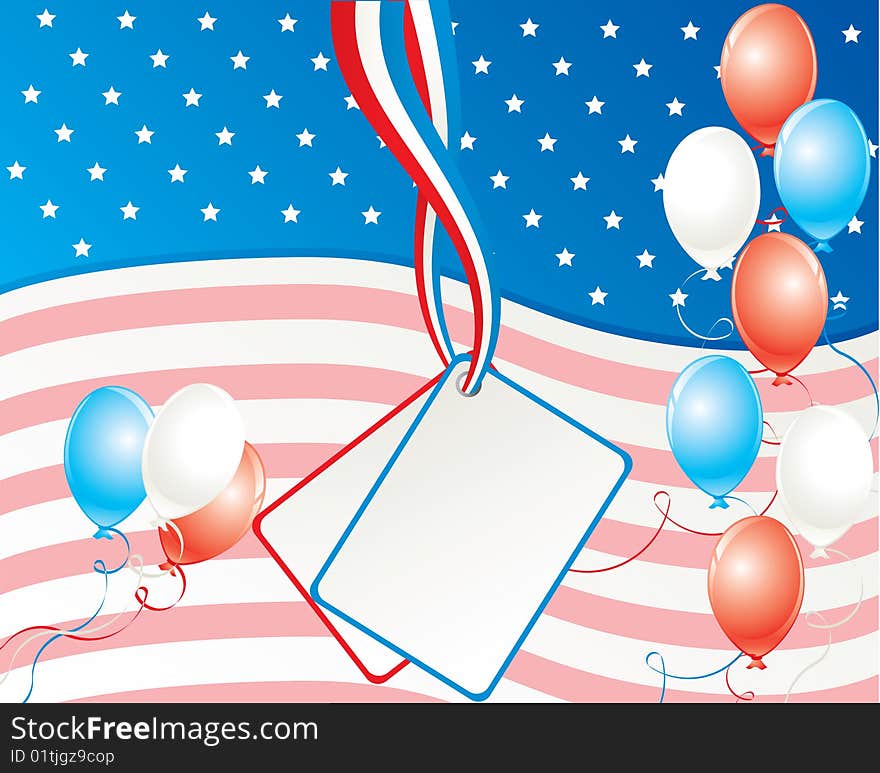 American Independence Day Card