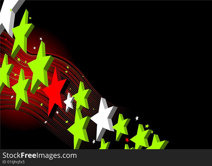 Star background vector