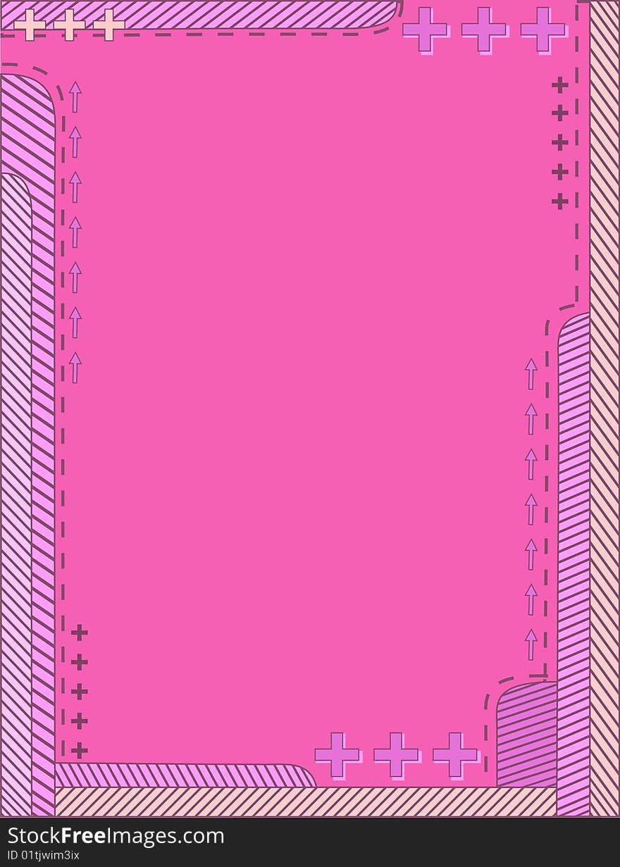 Vector illustration of a abstract background in pink colors