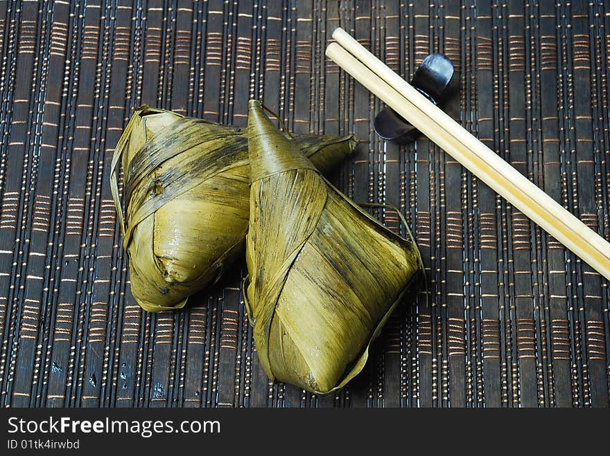 Traditional food Rice dupling from China. Traditional food Rice dupling from China