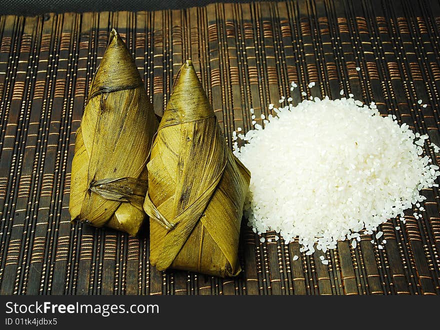 Traditional food Rice dupling from China. Traditional food Rice dupling from China