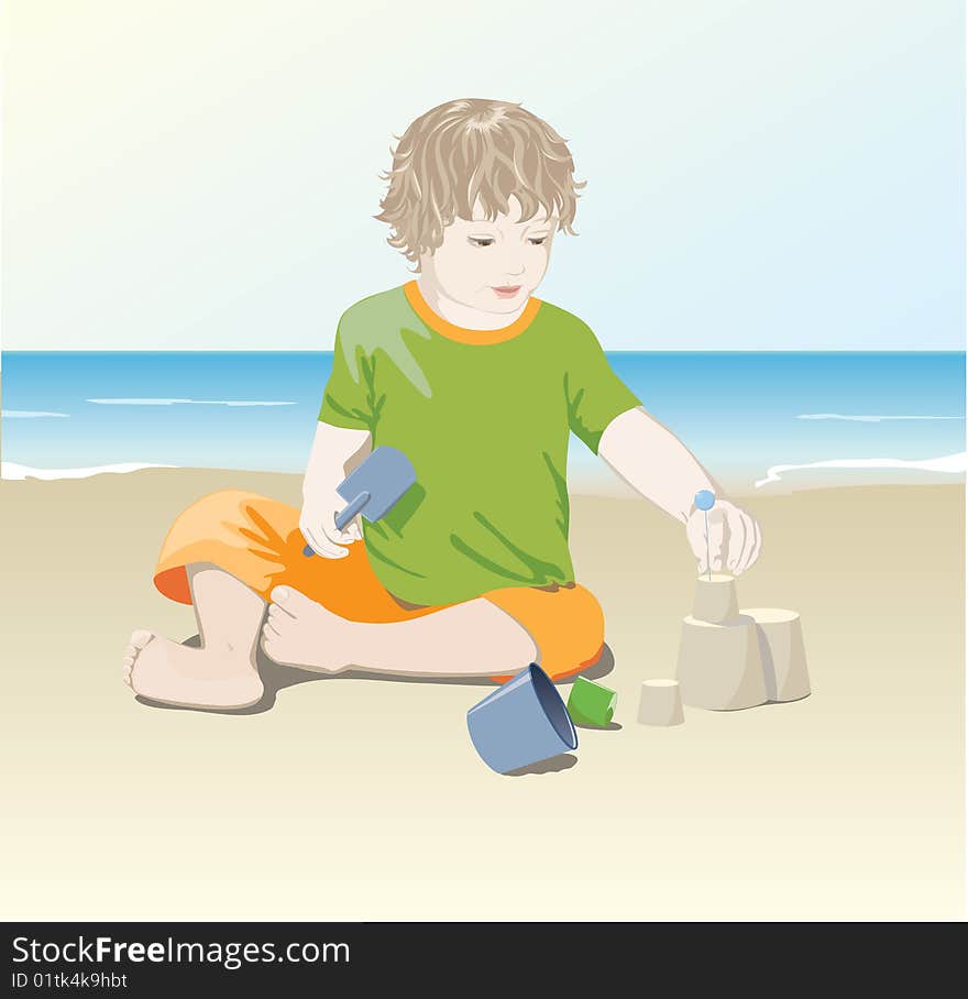 Child On The Beach