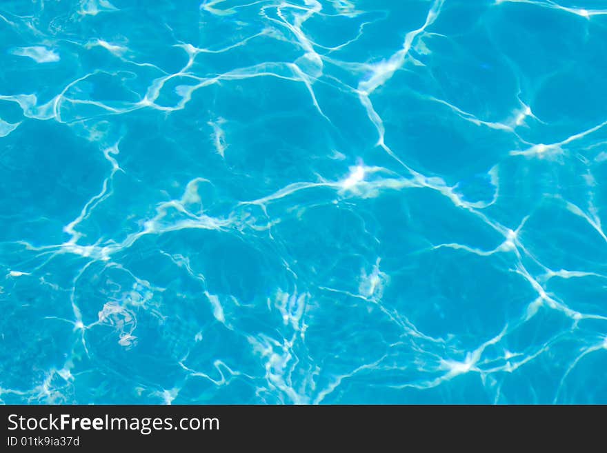 Blue water abstract background, pool. Blue water abstract background, pool