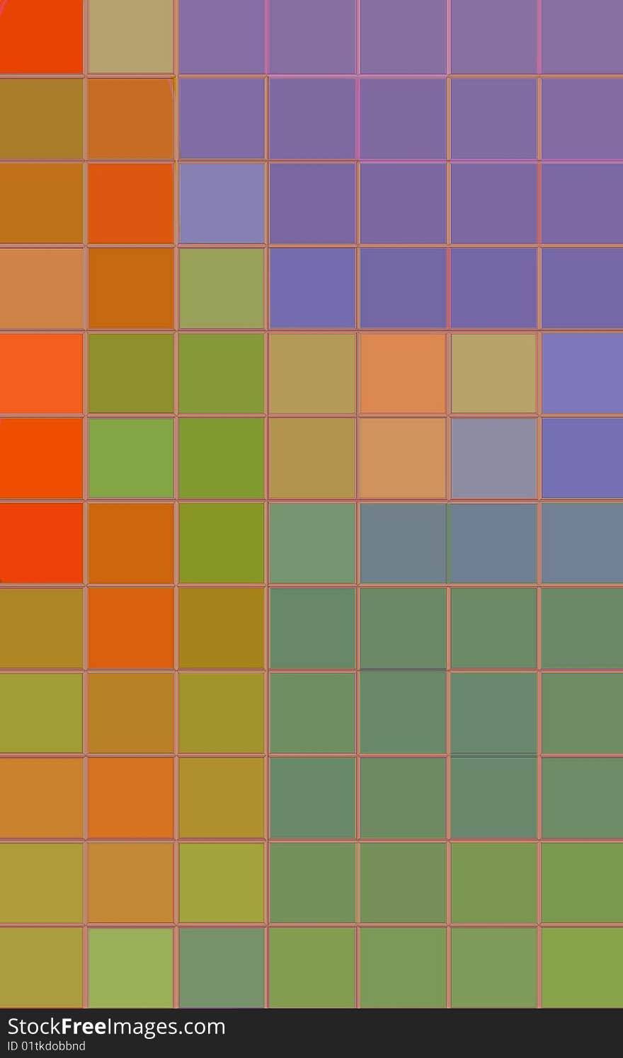 Abstract background of colored large squares