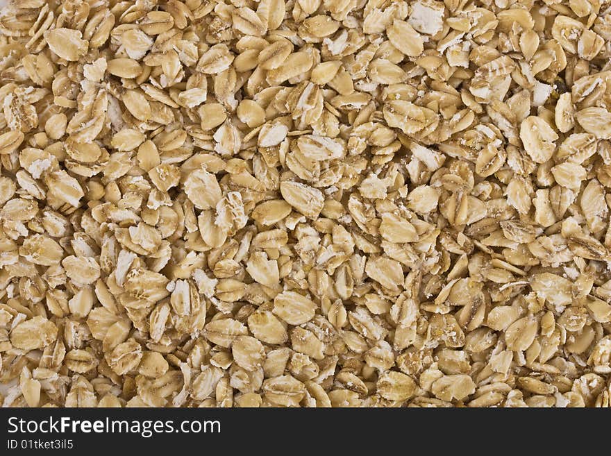 Closeup of oatmeal can use as background