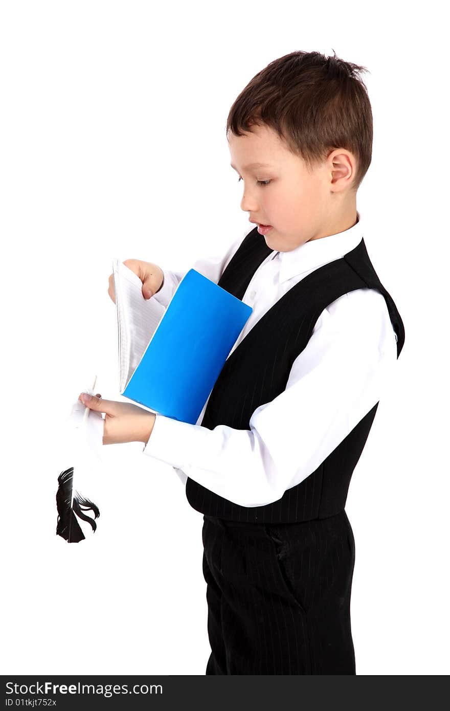 Schoolboy With Book