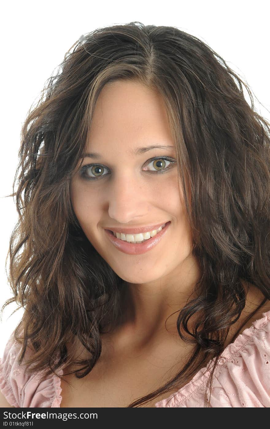 Young woman with dark hair