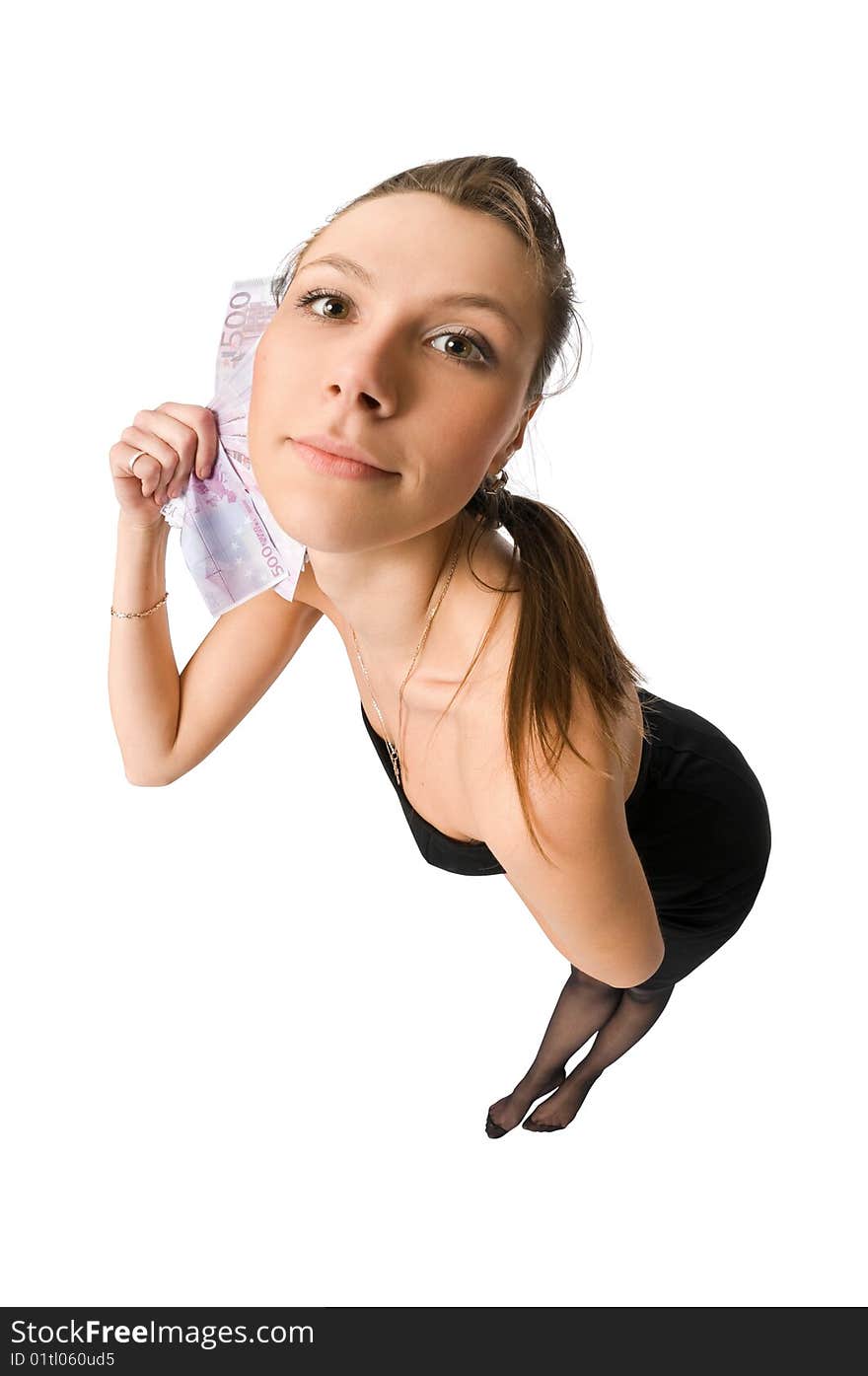 Beautiful Woman With Money