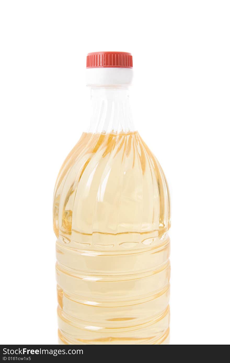 Bottle of vegetable oil