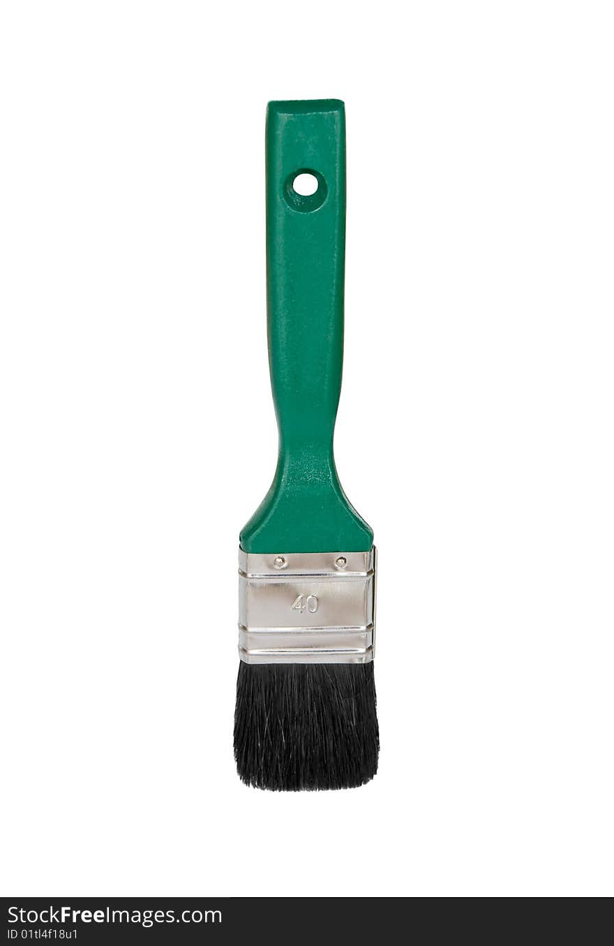 Green paintbrush