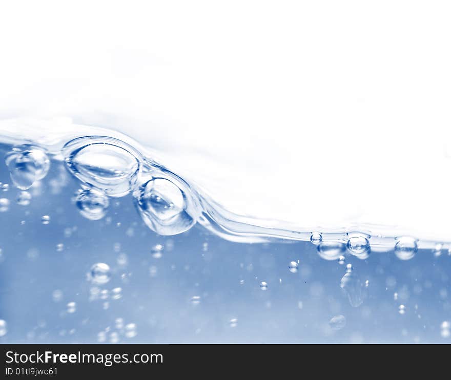 Isolated Shot Of Water Splashing