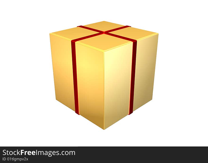 3d image of a box.