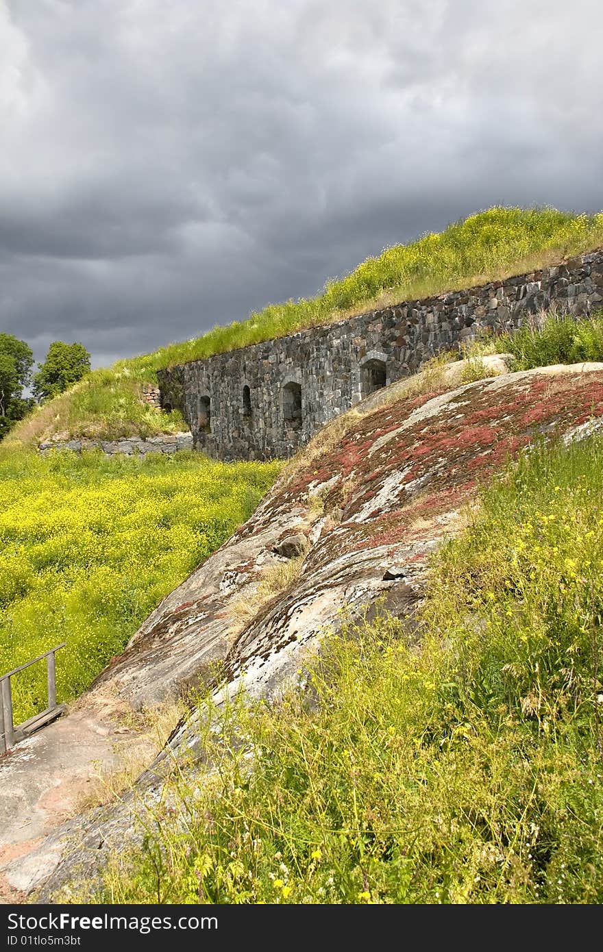 Ford Stone Wall on the Hill