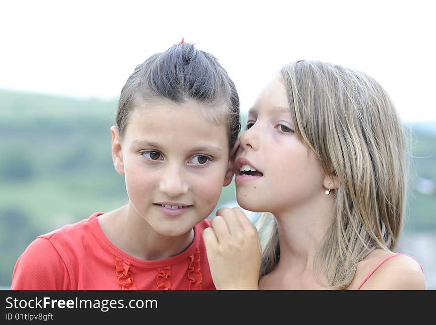 Girls talking