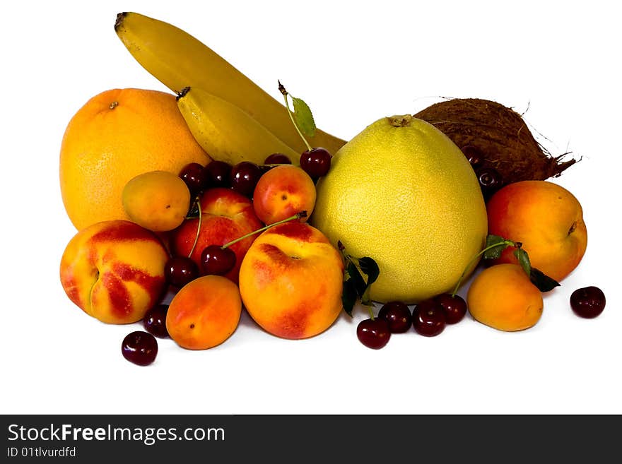 Still life with fresh fruits