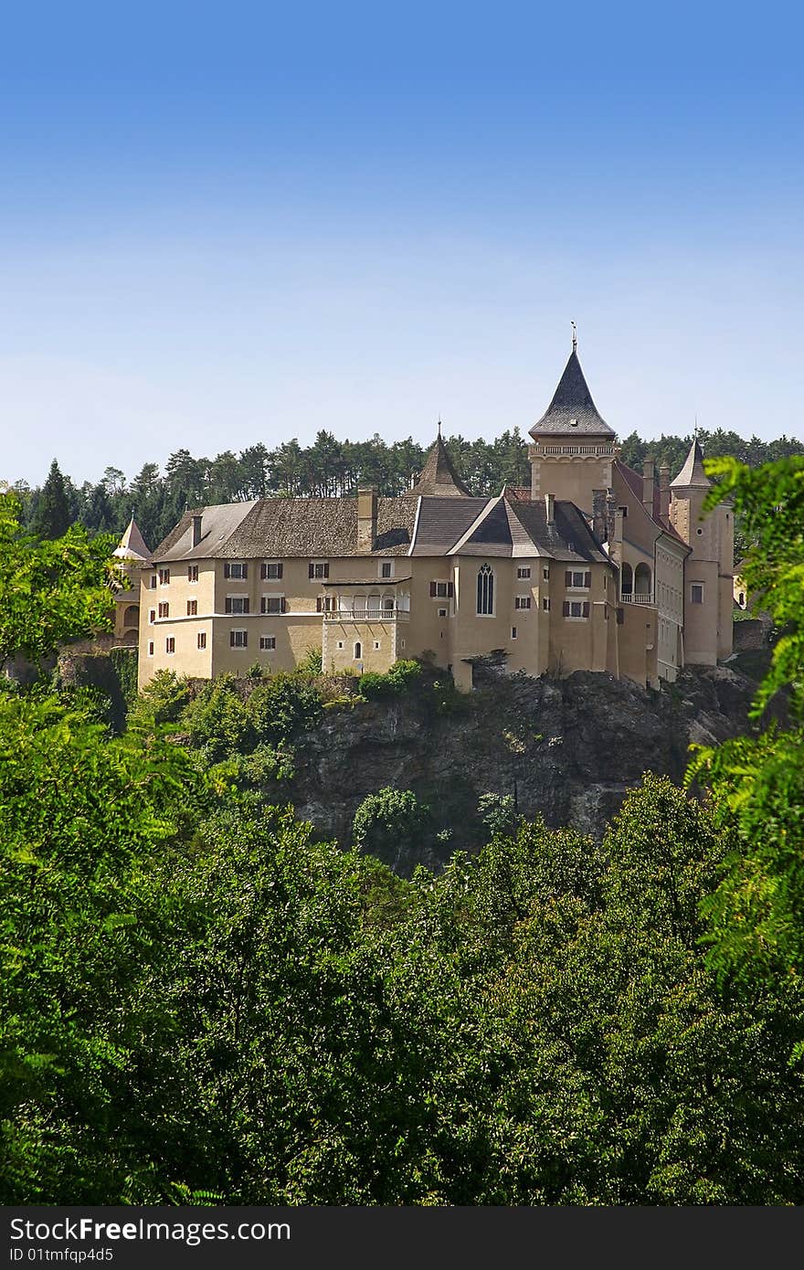 Ancient castle on rock