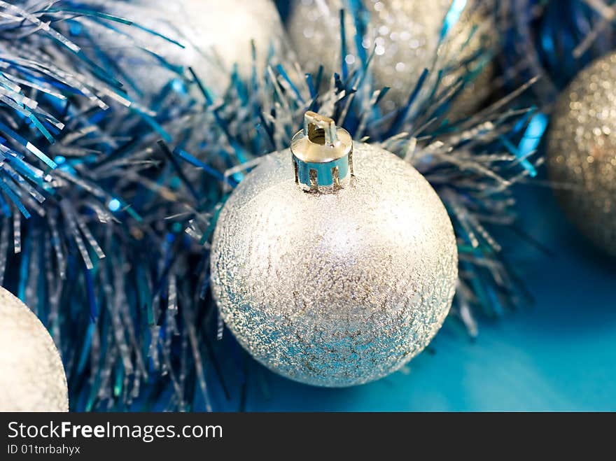 Christmas Baubles And Tinsel