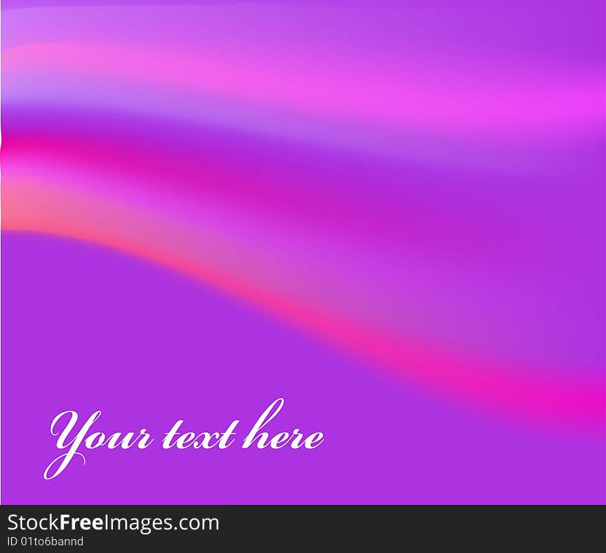 Abstract vector violet background with text. Abstract vector violet background with text