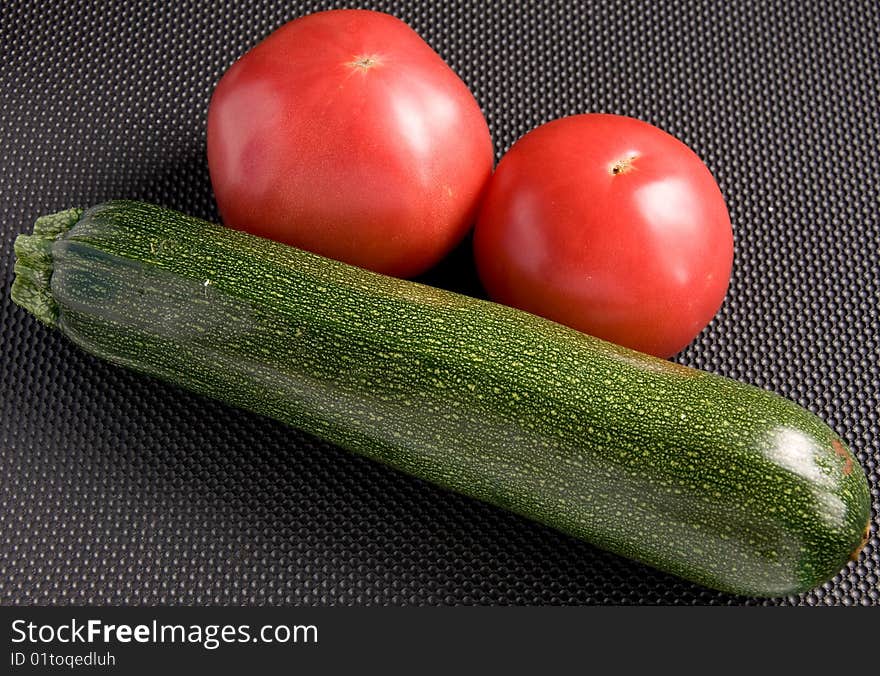 Tomatoes And Zucchini