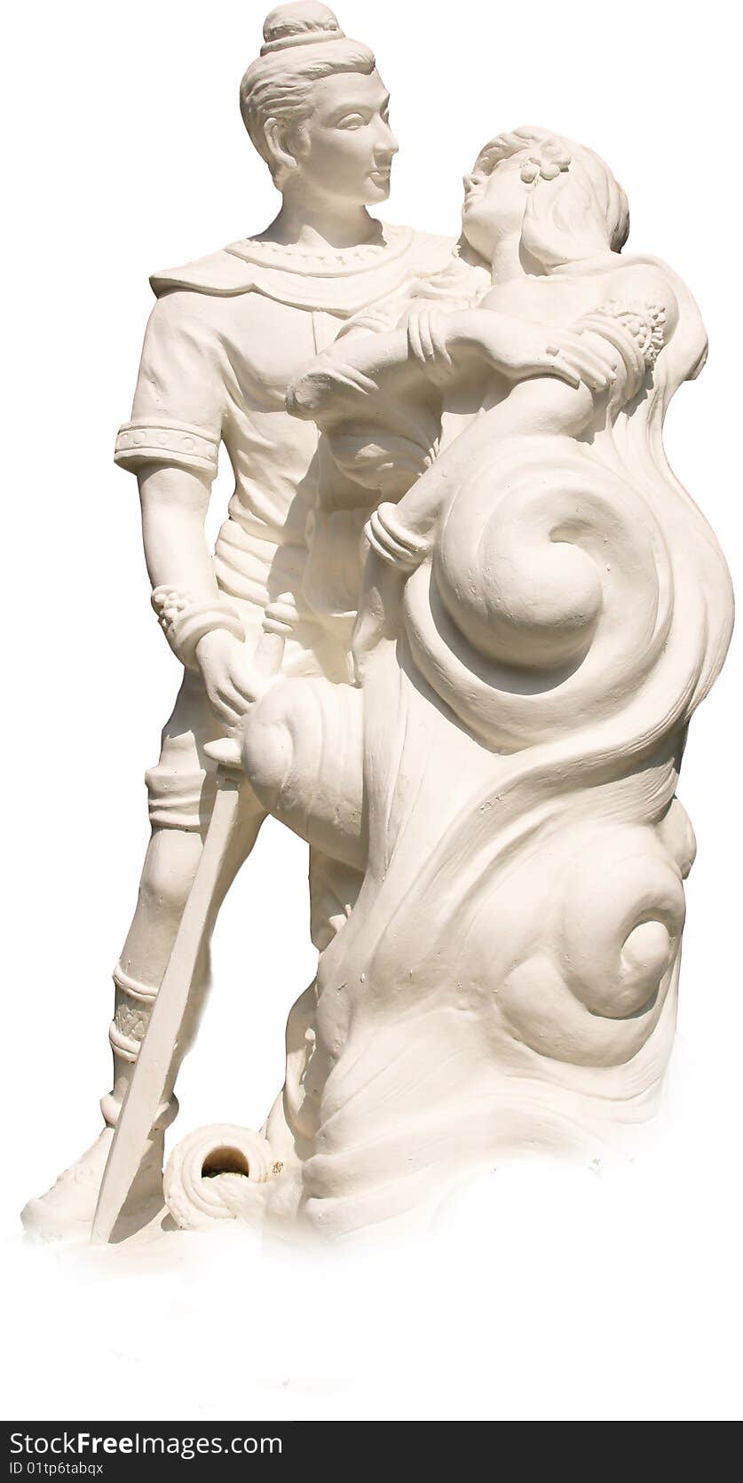 Mythological statue