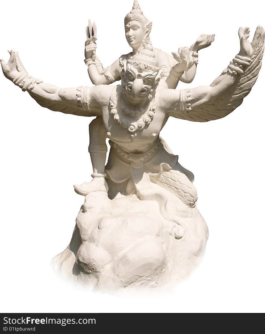 Mythological statue