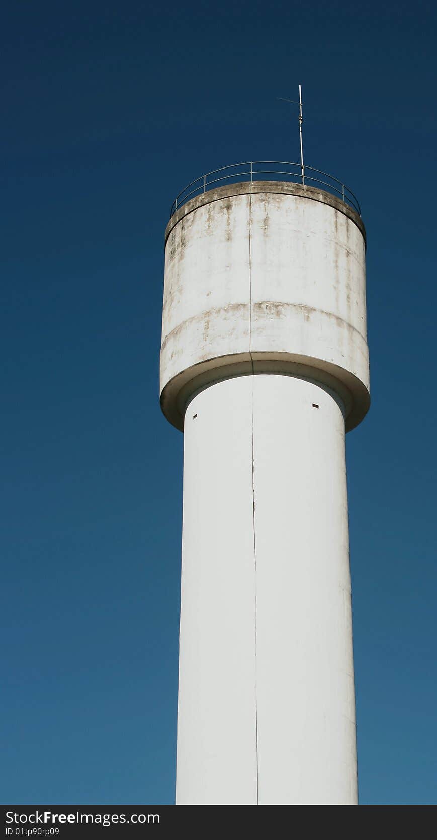 Old water tower against a blue sky in Queensland Australia