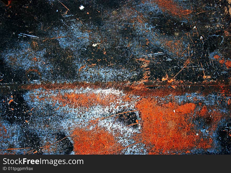 Old rusty grunge textured iron. Old rusty grunge textured iron