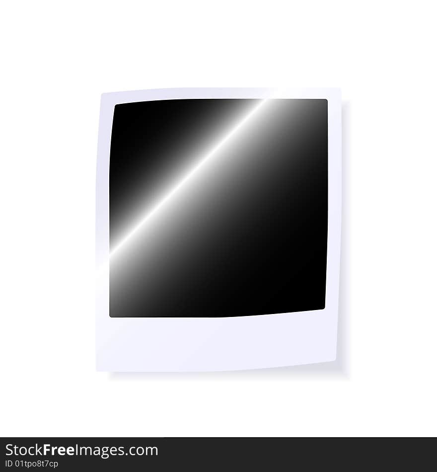 Illustration of a blank photo. Available in jpeg and eps8 format.