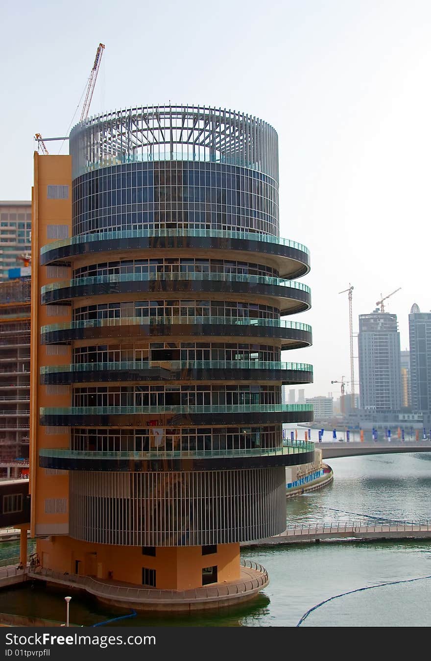 A modern Apartment building in Dubai Marina. A modern Apartment building in Dubai Marina