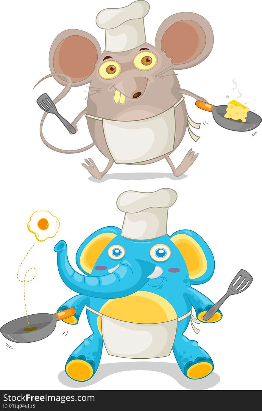 Characters Cooking