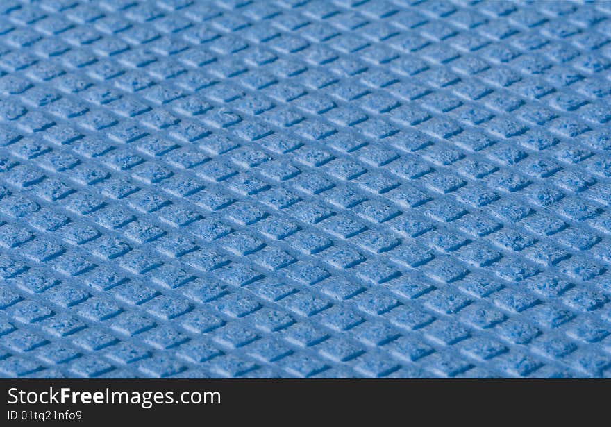 Close up of a blue sponge - lozenges. Close up of a blue sponge - lozenges