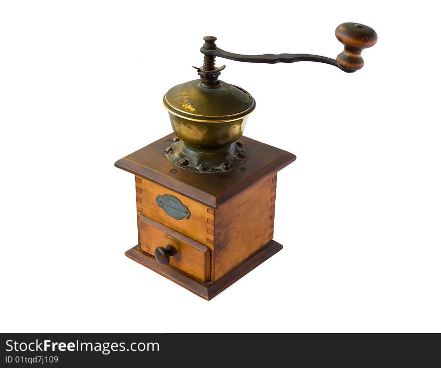 Old coffee mill