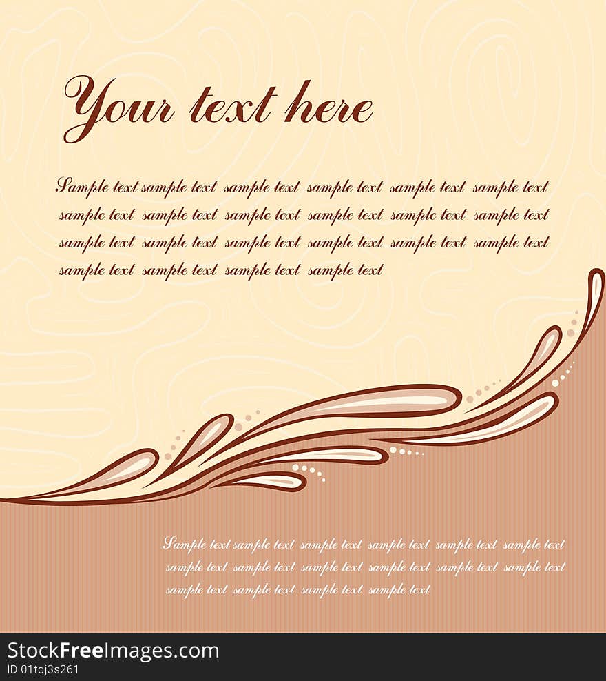 Vector frame for your text. Vector frame for your text