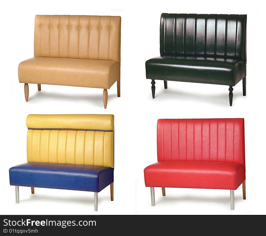 Four different color bar couch. Four different color bar couch