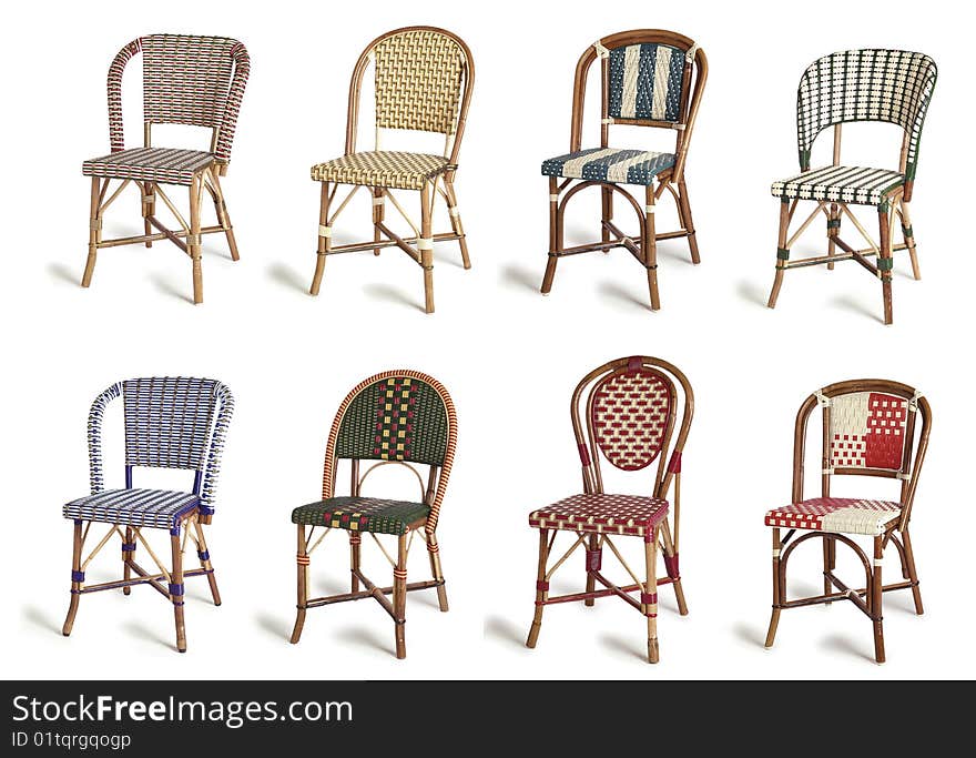 Eight chair designed for restaurant