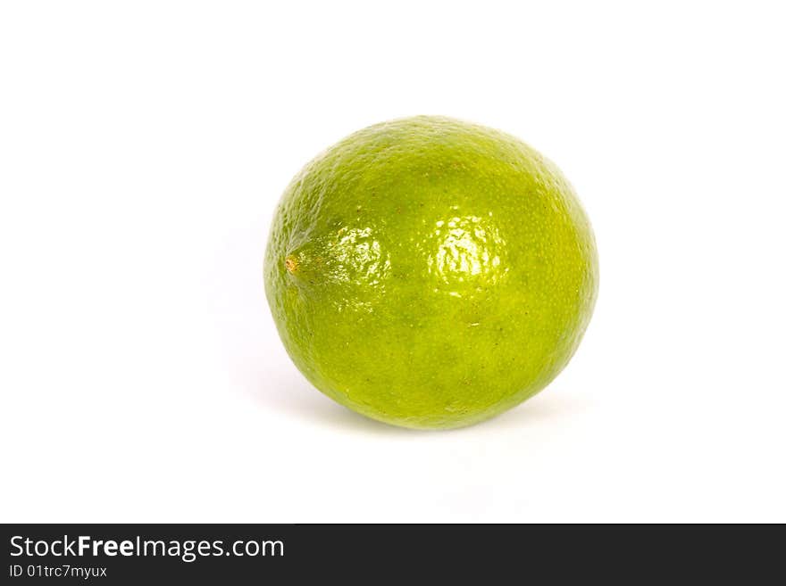 Lime isolated on white