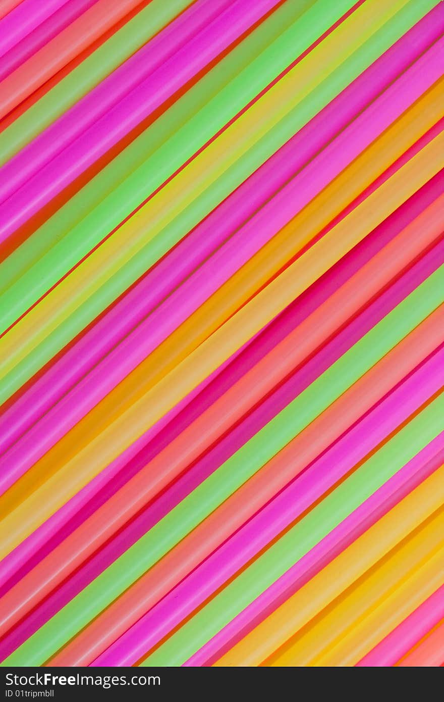 Different coctail tubules abstract background