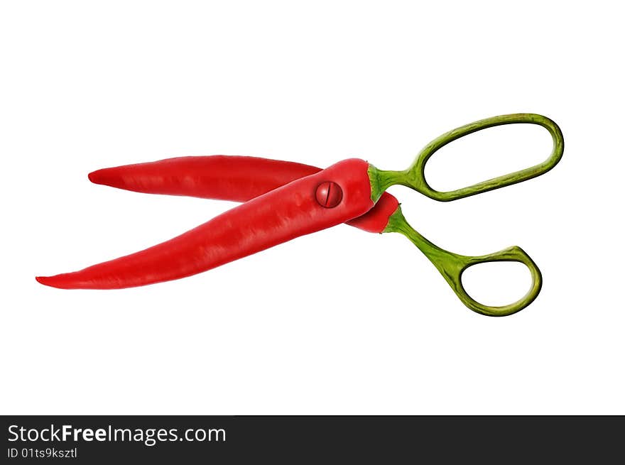 Red Hot Chili Pepper Scissors