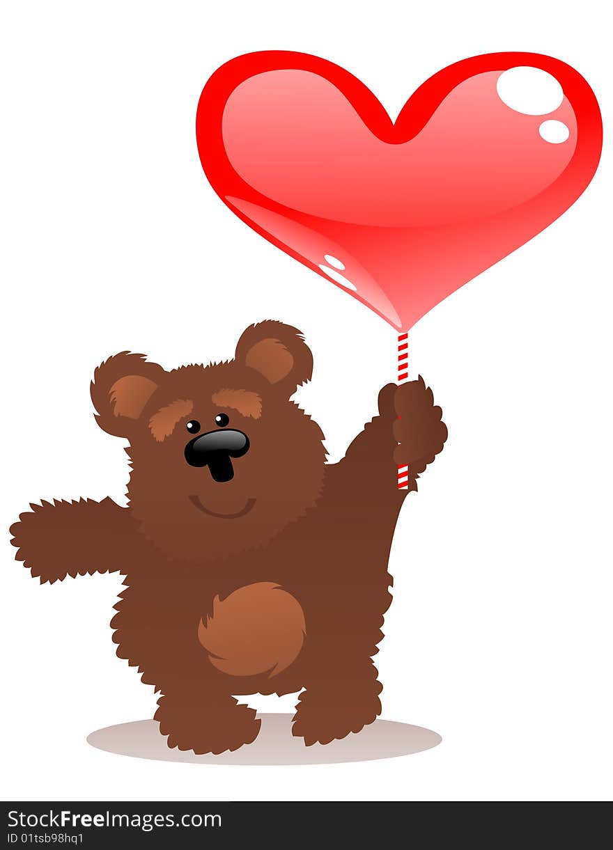 Teddy Bear And Heart