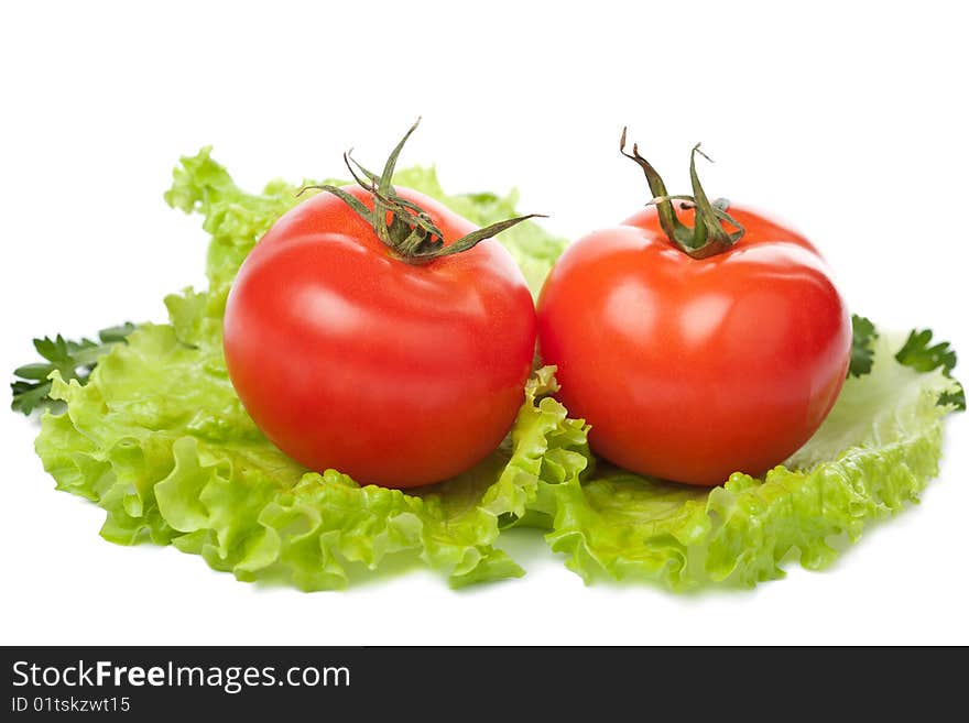 Colorful fresh vegetables isolated