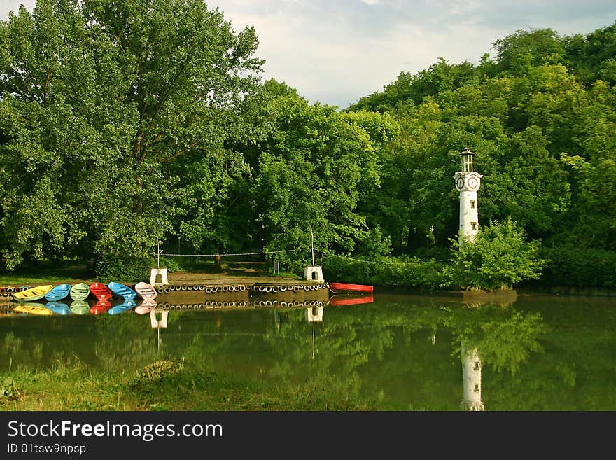 Lake clock tower