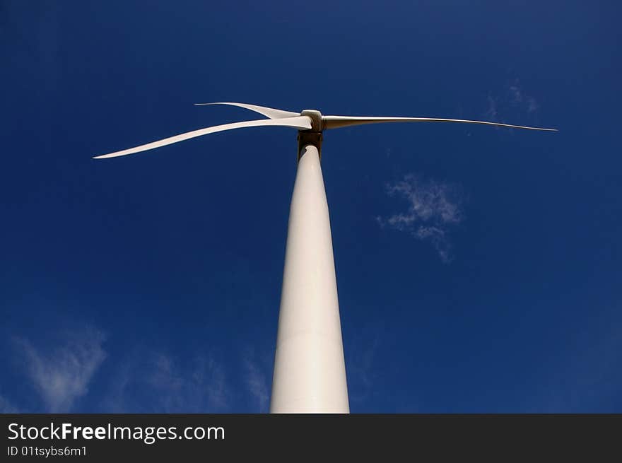 A wind turbine - renewable energy source