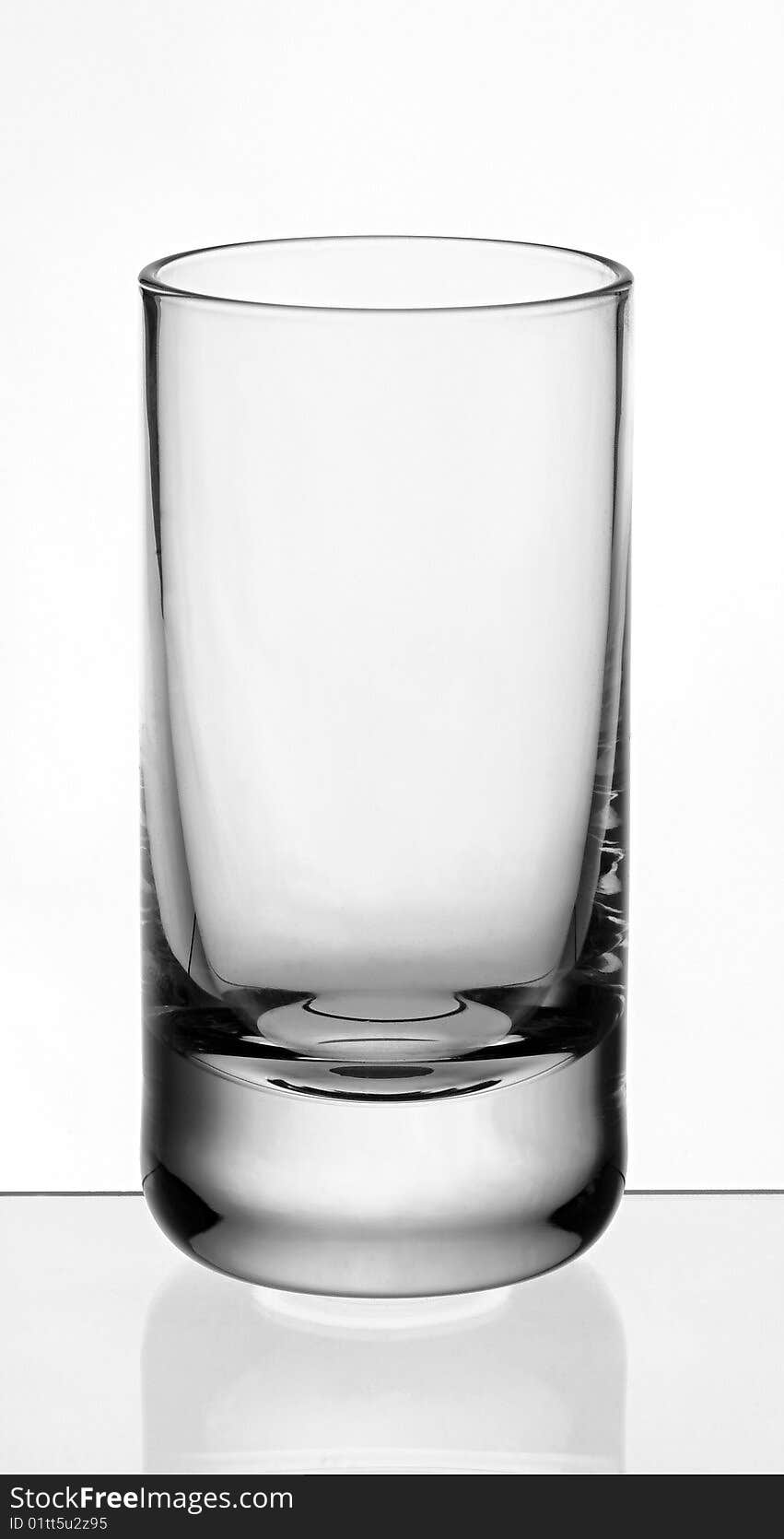 Bar snaps glass isolated clean. Bar snaps glass isolated clean