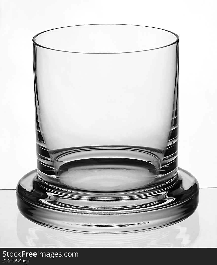 Club whiskey glass isolated clean