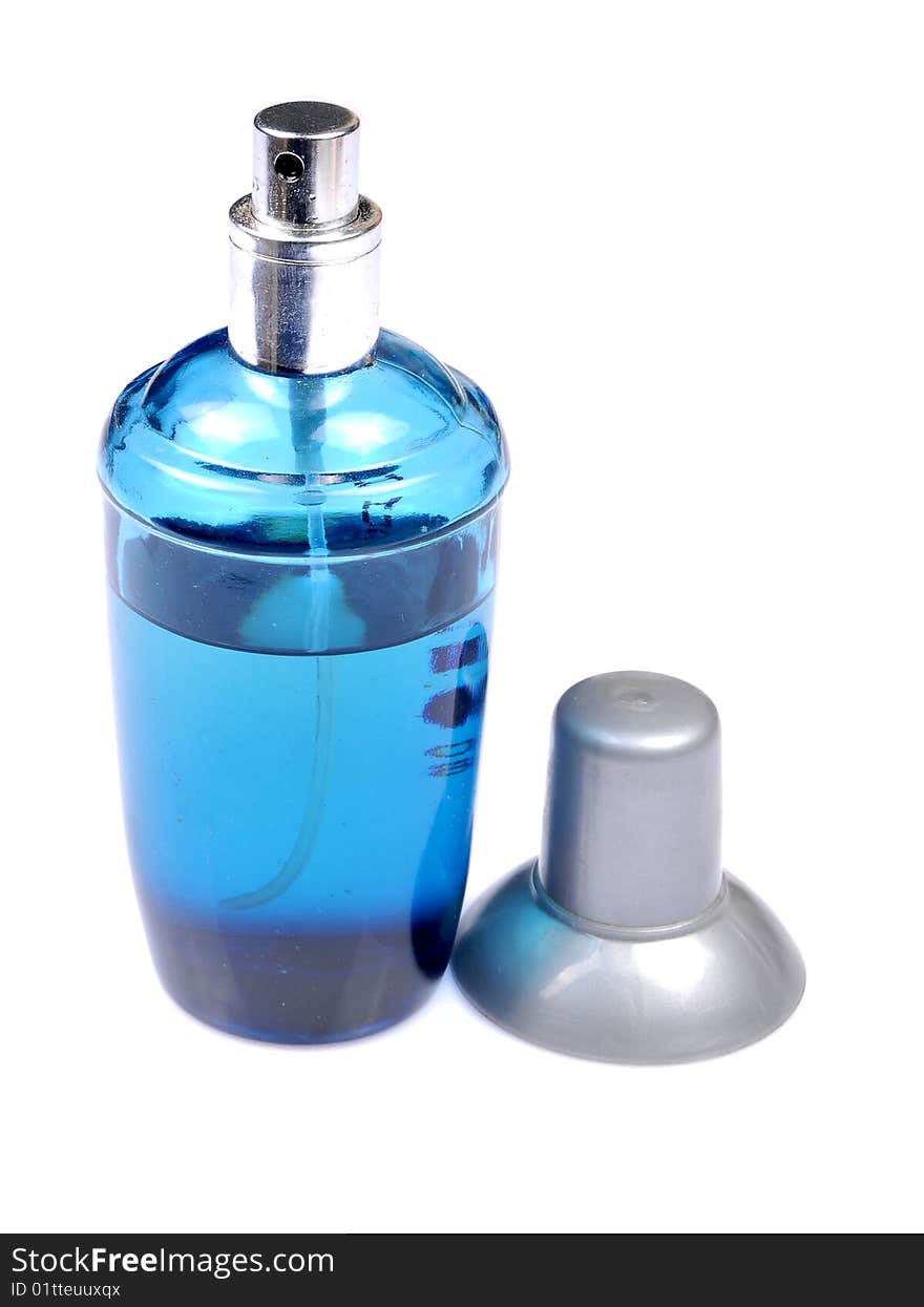 Blue Perfume Bottle